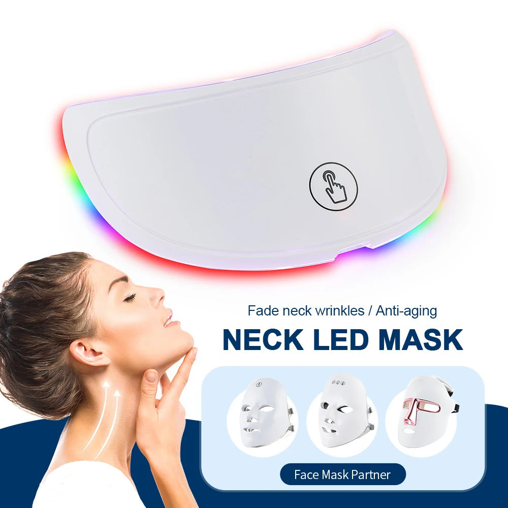 7-Color LED Face & Neck Mask | Photon Light Therapy Skin Rejuvenation