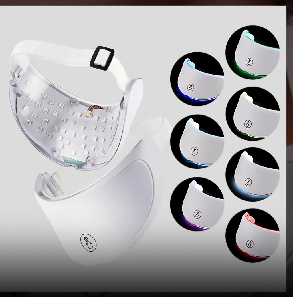 7-Color LED Face & Neck Mask | Photon Light Therapy Skin Rejuvenation