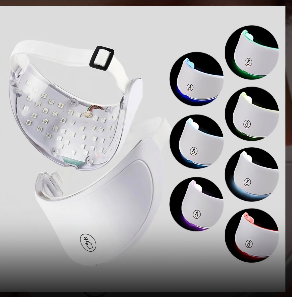 7-Color LED Face & Neck Mask | Photon Light Therapy Skin Rejuvenation